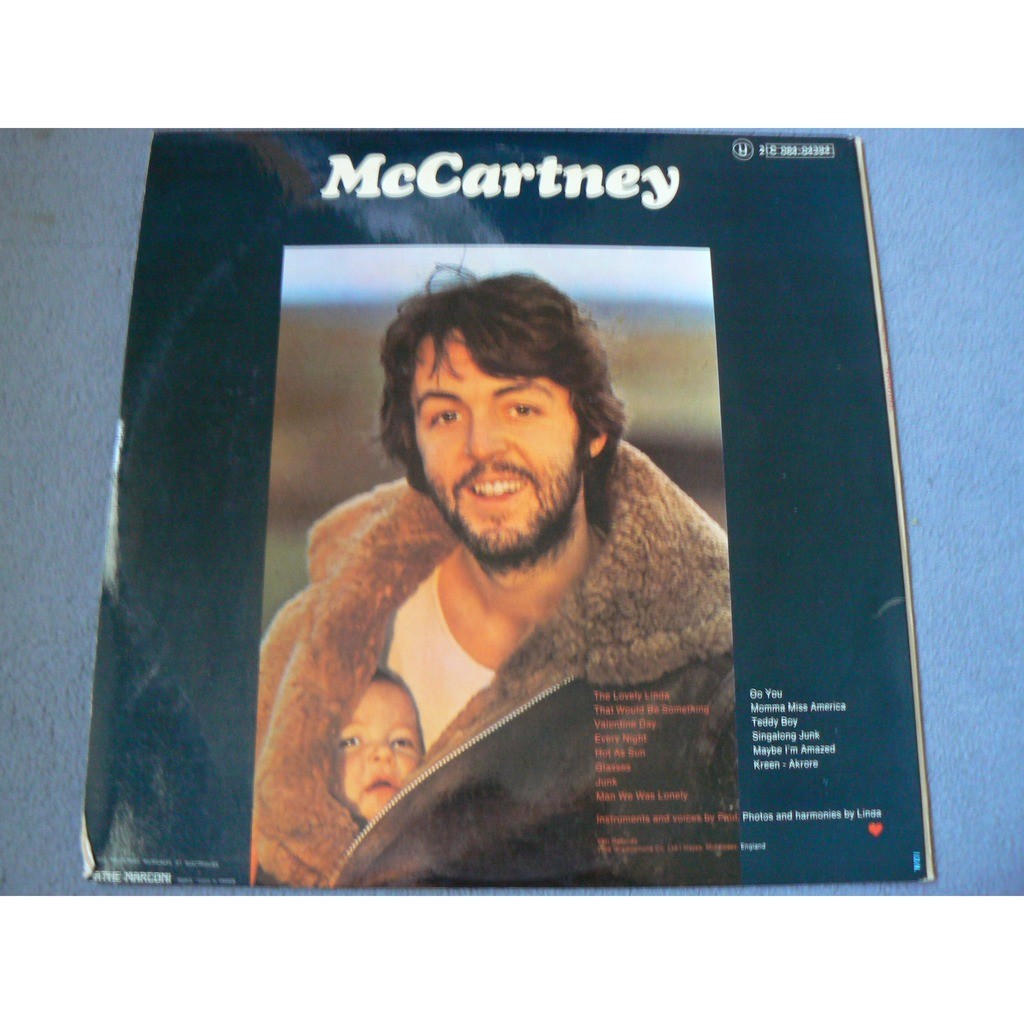 Mc cartney by Paul Mccartney, LP Gatefold with jbluesberry - Ref:118325659