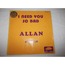 ALLAN - I need you so bad - Instrumental - Disque 45T (SP 2 titres)