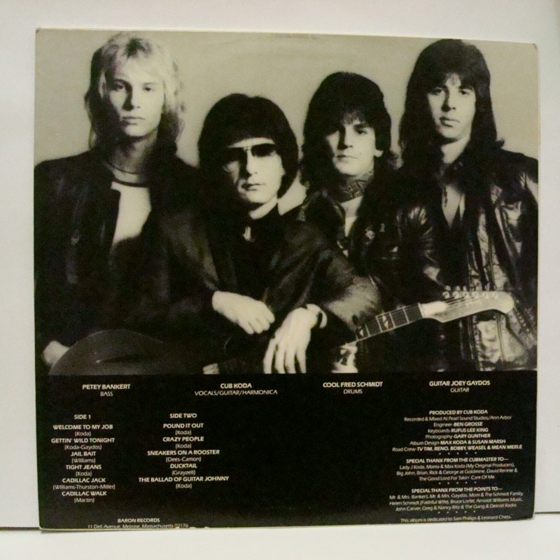 Cub koda & the points (red vinyl) by Cub Koda & The Points, LP with