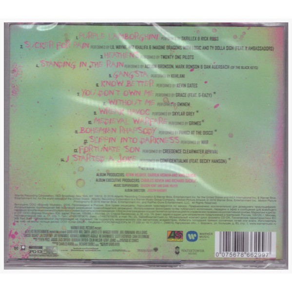 Suicide squad the album by Various, CD with techtone11 Ref118345148