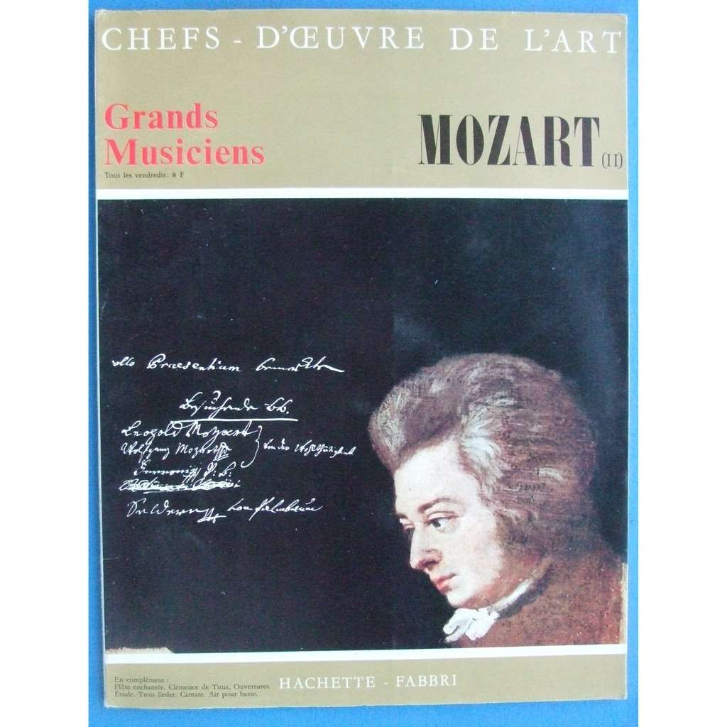Chefs d'oeuvre de l'art grands musiciens n°26 de Mozart, 25 cm