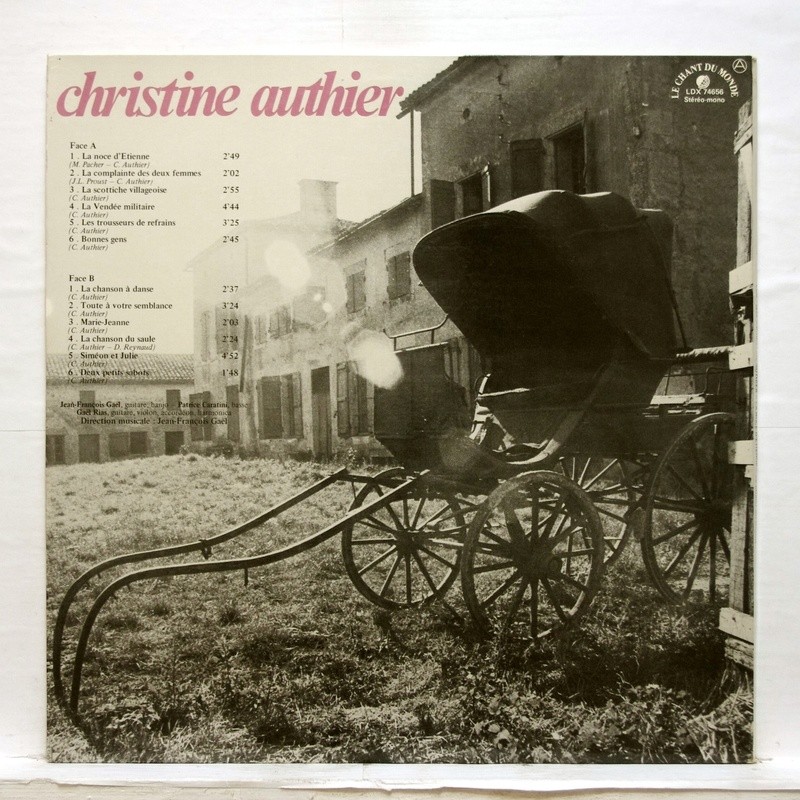 Christine authier by La Noce D'Étienne, LP Gatefold with elyseeclassic