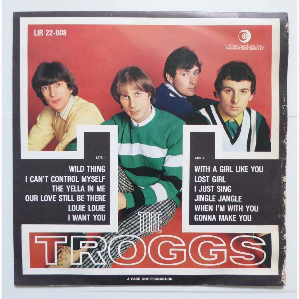 Wild thing/ with a girl like you by Troggs, LP with ouioui14 Ref