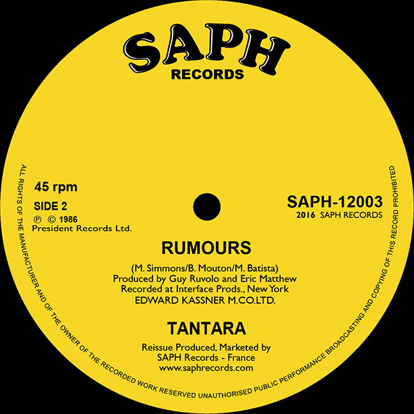  tantara  -  i.d.o ( killer track mega rare on original ) / rumours 