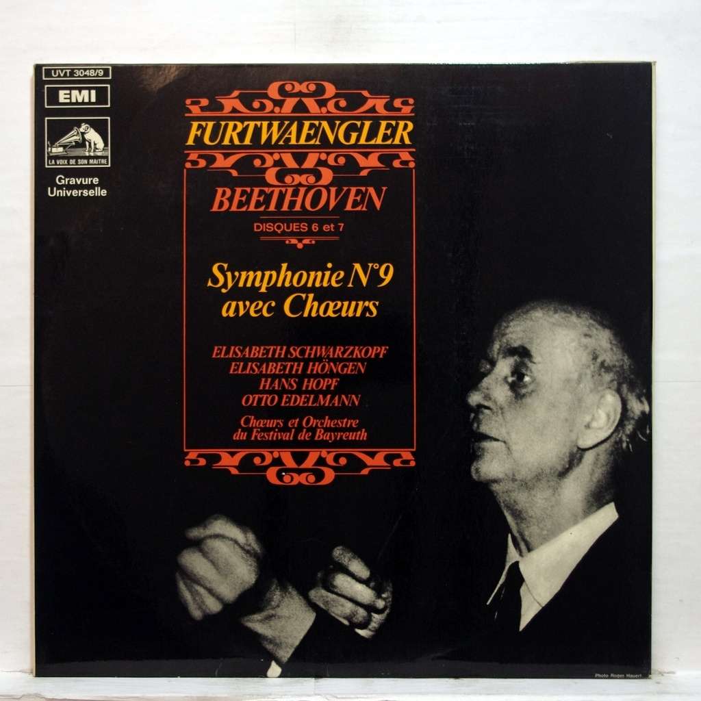 Beethoven : Symphony No.9 By Wilhelm Furtwangler / Elisabeth ...