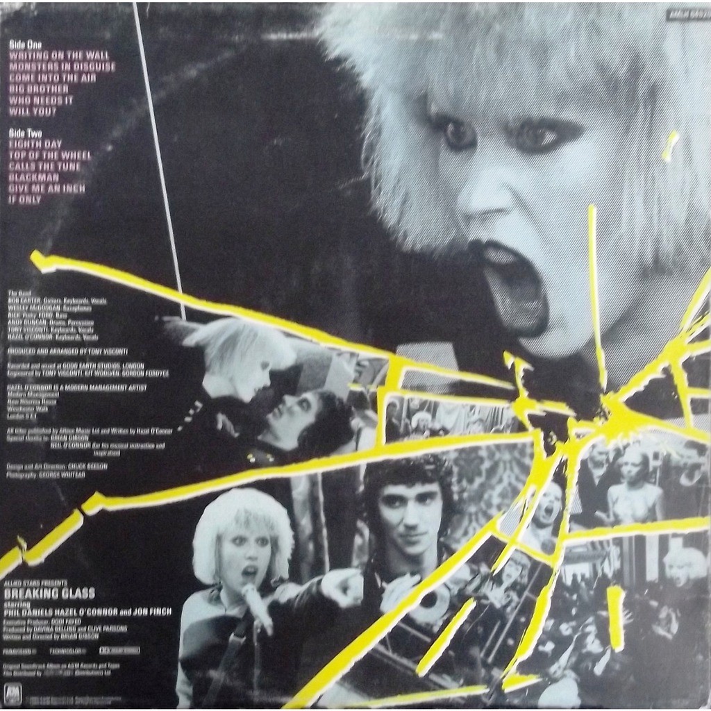 Breaking glass by Hazel O'Connor, LP with vinyl59 Ref118472733
