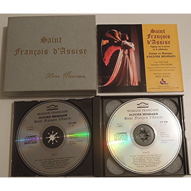 Messiaen saint françois d'assise by Seiji Ozawa, José Van Dam