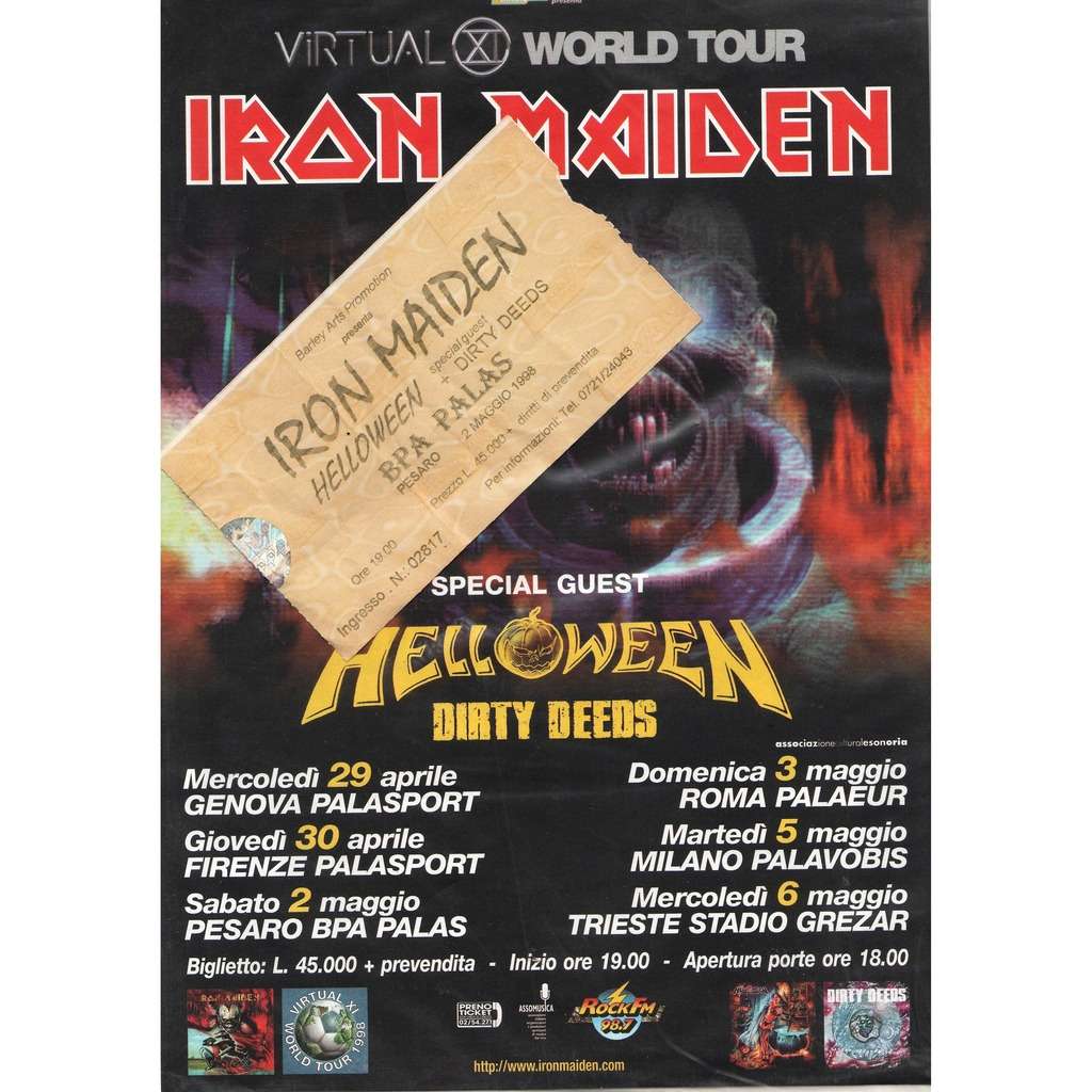 1998 tour lineup