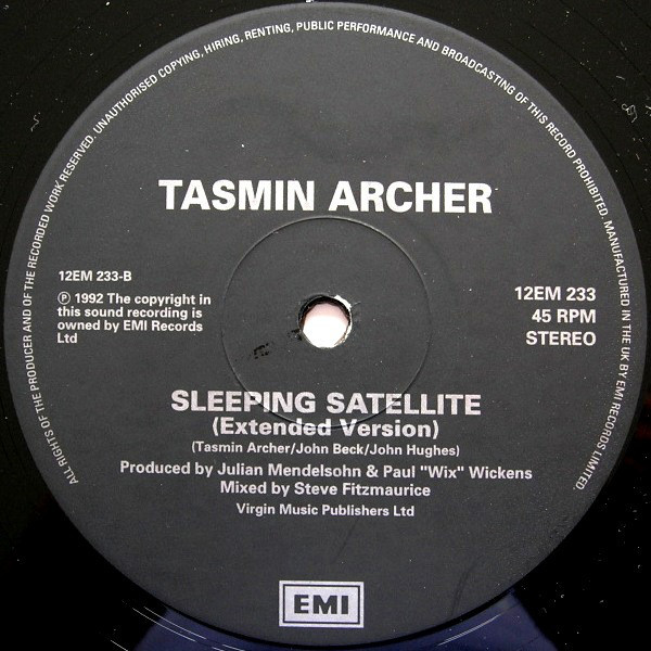 Sleeping satellite by Tasmin Archer, 12inch with yvandimarco Ref