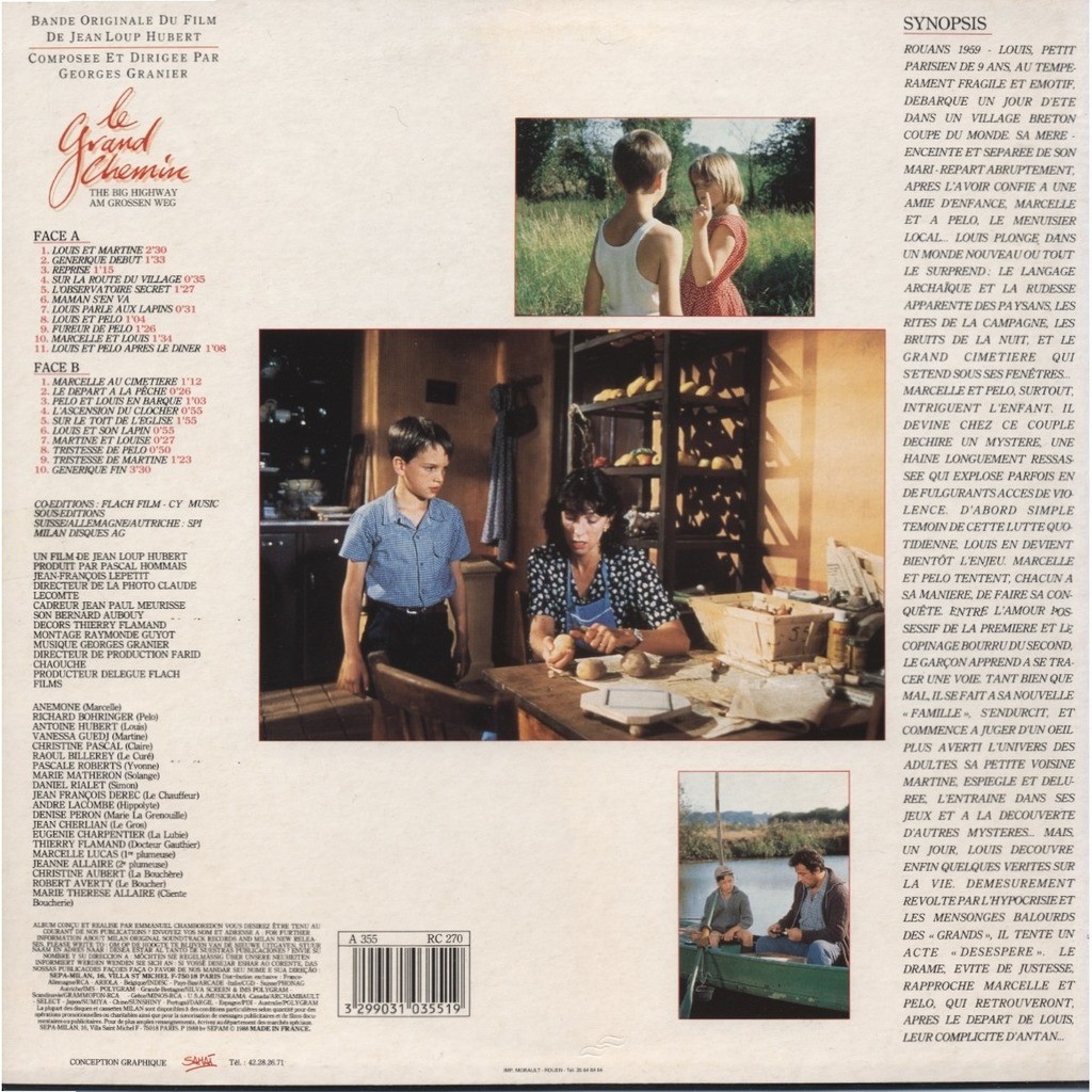 Le grand chemin (the big highway, am grossen weg) bande originale du