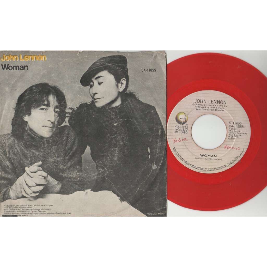 John Lennon: Woman / Beautiful Boys - Geffen - 7  