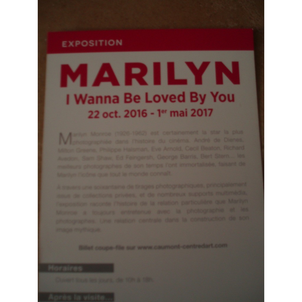 marilyn monroe I WANNA BE LOVED BY YOU