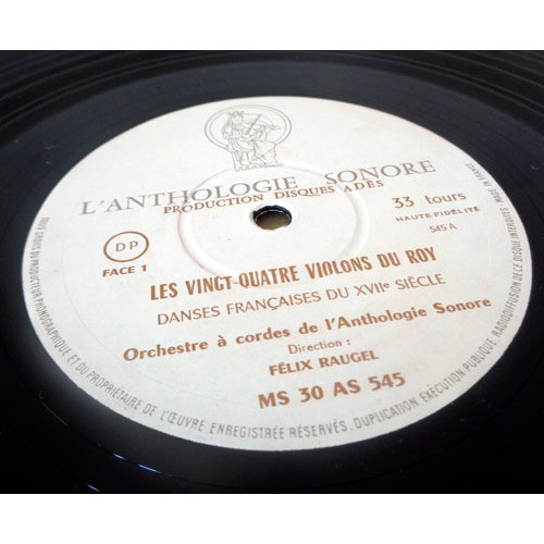 Les vingts quatres violons du roy ( danses francaises du 17° siècle