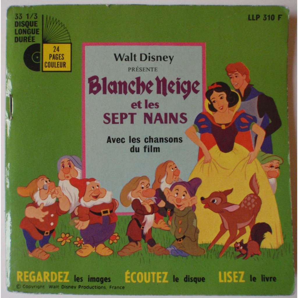 Raconte par claude nicot et anna gaylor by Blanche Neige Et Les Sept Nains,  7inch x 1 with pefa63 - Ref:118584111