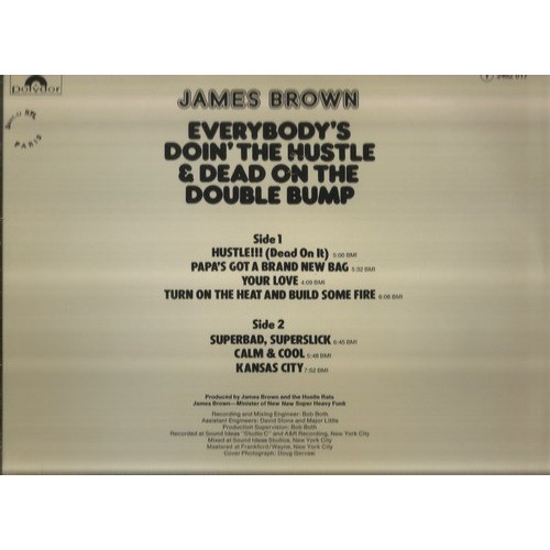  james brown  -  everybody's doin' the hustle 