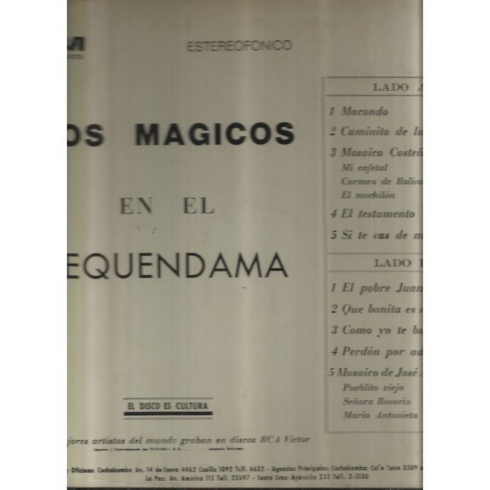 los magicos  -  en el tequendama 