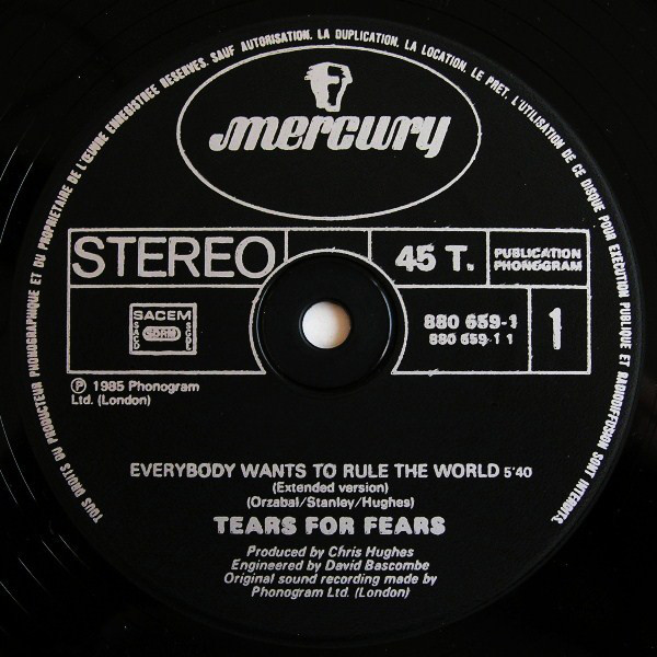 Everybody wants to rule the world (extended version) x2 / pharaohs