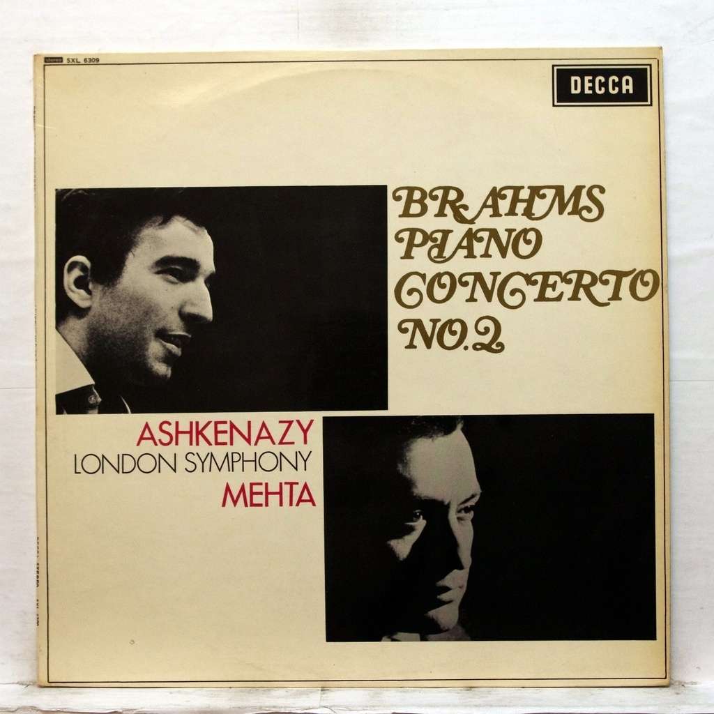 Brahms : Piano Concerto No.2 In B Flat Op.83 By Vladimir Ashkenazy, LP ...