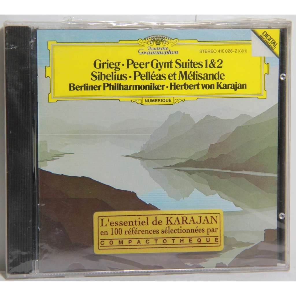 Grieg - sibelius de Herbert Von Karajan, CD con dom93 - Ref:118698109