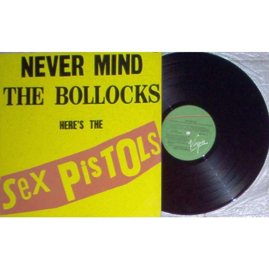 Never Mind The Bollocks Brazil 1986 12 Trk Lp On Virgin Rca Lbl Alternate Colour Ps By Sex 3672