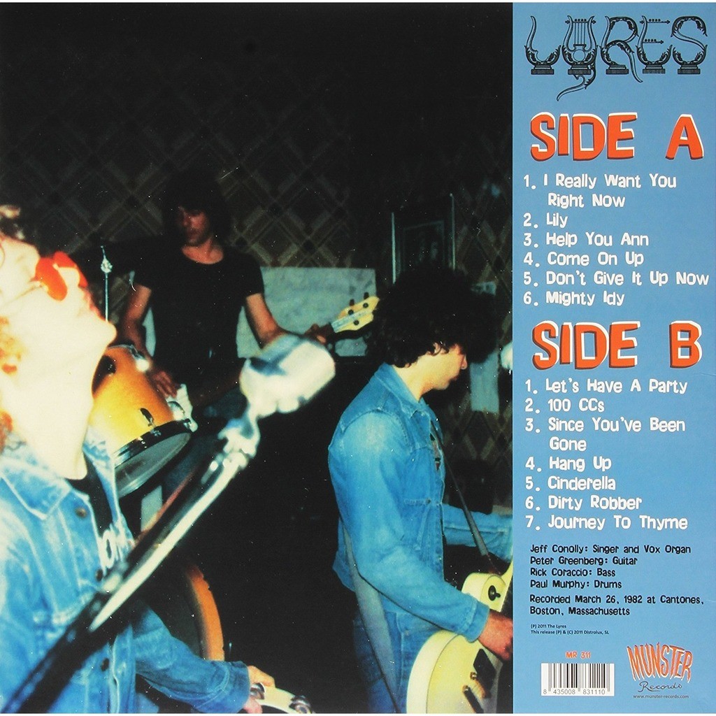  Lyres  -  live at cantones, boston 1982 (lp) 