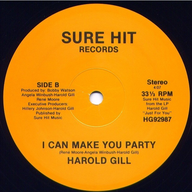  HAROLD GILL  -  i can make you party 