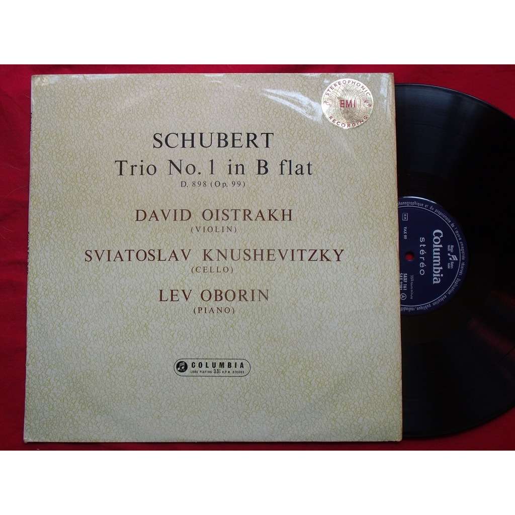Schubert trio in b flat d 898 op 99 David Oistrakh Sviatoslav