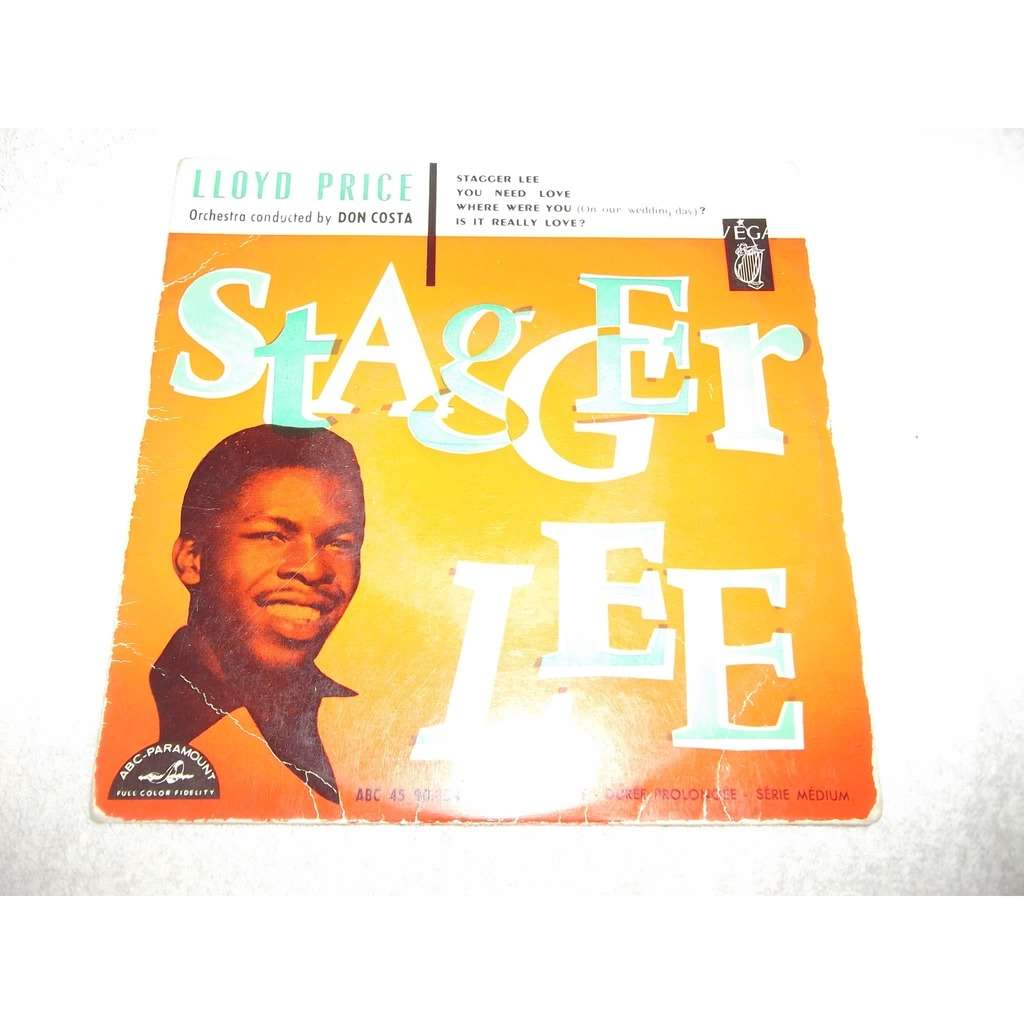 Stagger lee + 3 by Lloyd Price, EP with listenandhear - Ref:118864762