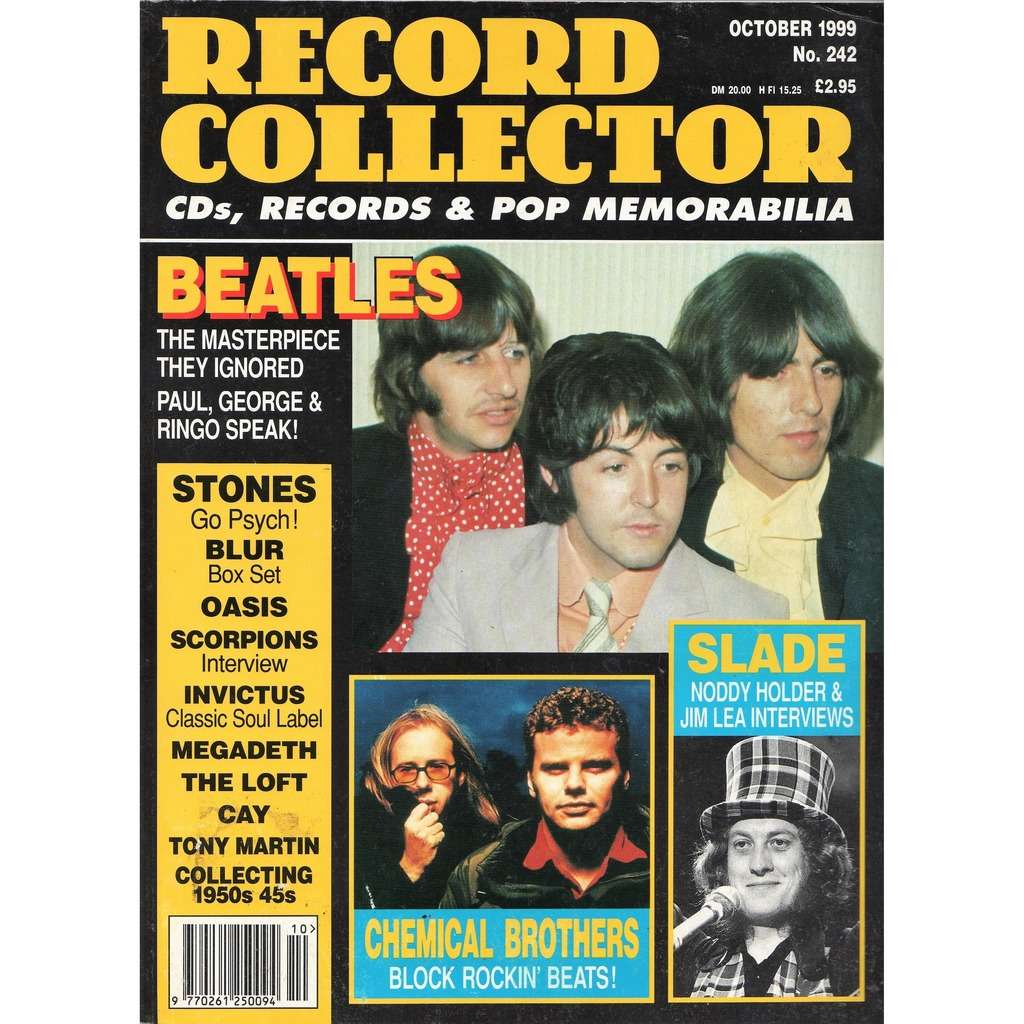 Record collector (n.242 oct. 1999) (uk 1999 beatles front cover ...