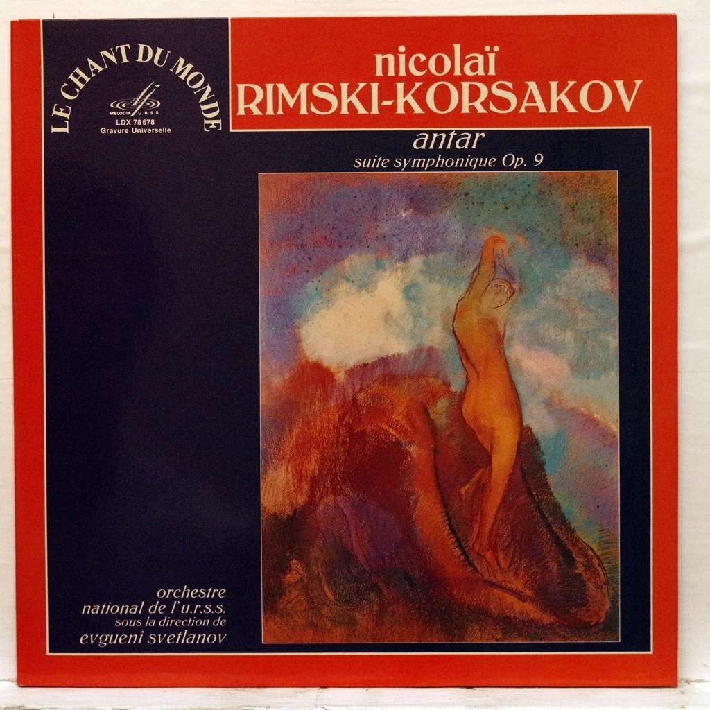 Rimskykorsakov antar suite symphonique op.9 by Yevgeny Svetlanov, LP
