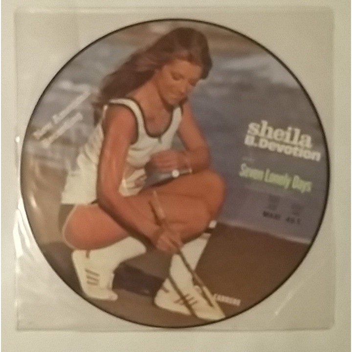 Seven lonely days/sheila comme backlimited édition maxi 2 tracks pic
