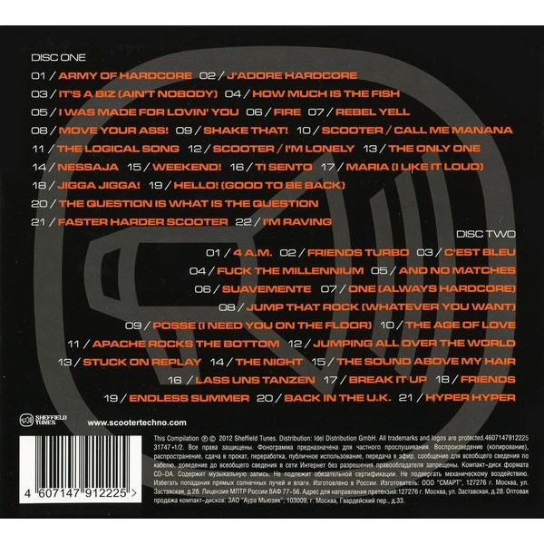 Greatest hits by Scooter, CD x 2 with galarog Ref118902509