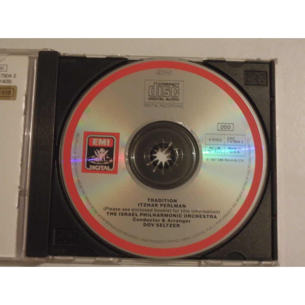 Tradition, perlman plays popular jewish melodies de Itzhak Perlman, Dov