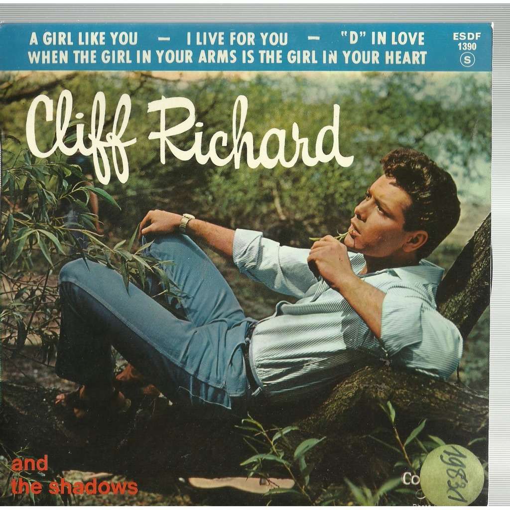 A girl like you de Cliff Richard & The Shadows, EP chez rockinronnie