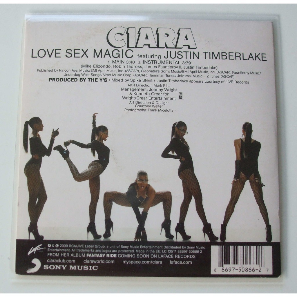 Love sex magic de Ciara Featuring Justin Timberlake, CDS chez dom88 -  Ref:118904196