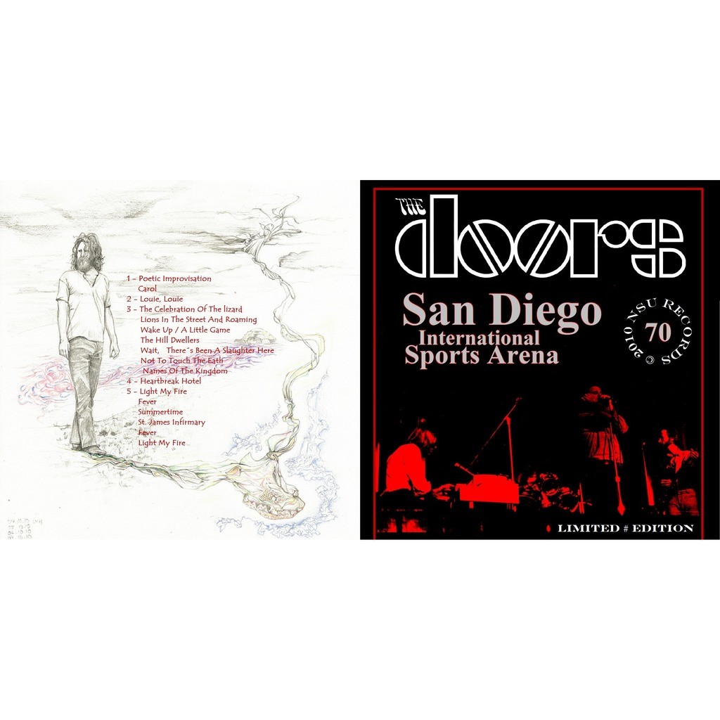 Live san diego ca 1970 august 22 ltd cd by The Doors, CD with