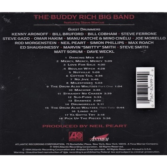 Burning for buddy a tribute to the music of buddy rich by The Buddy