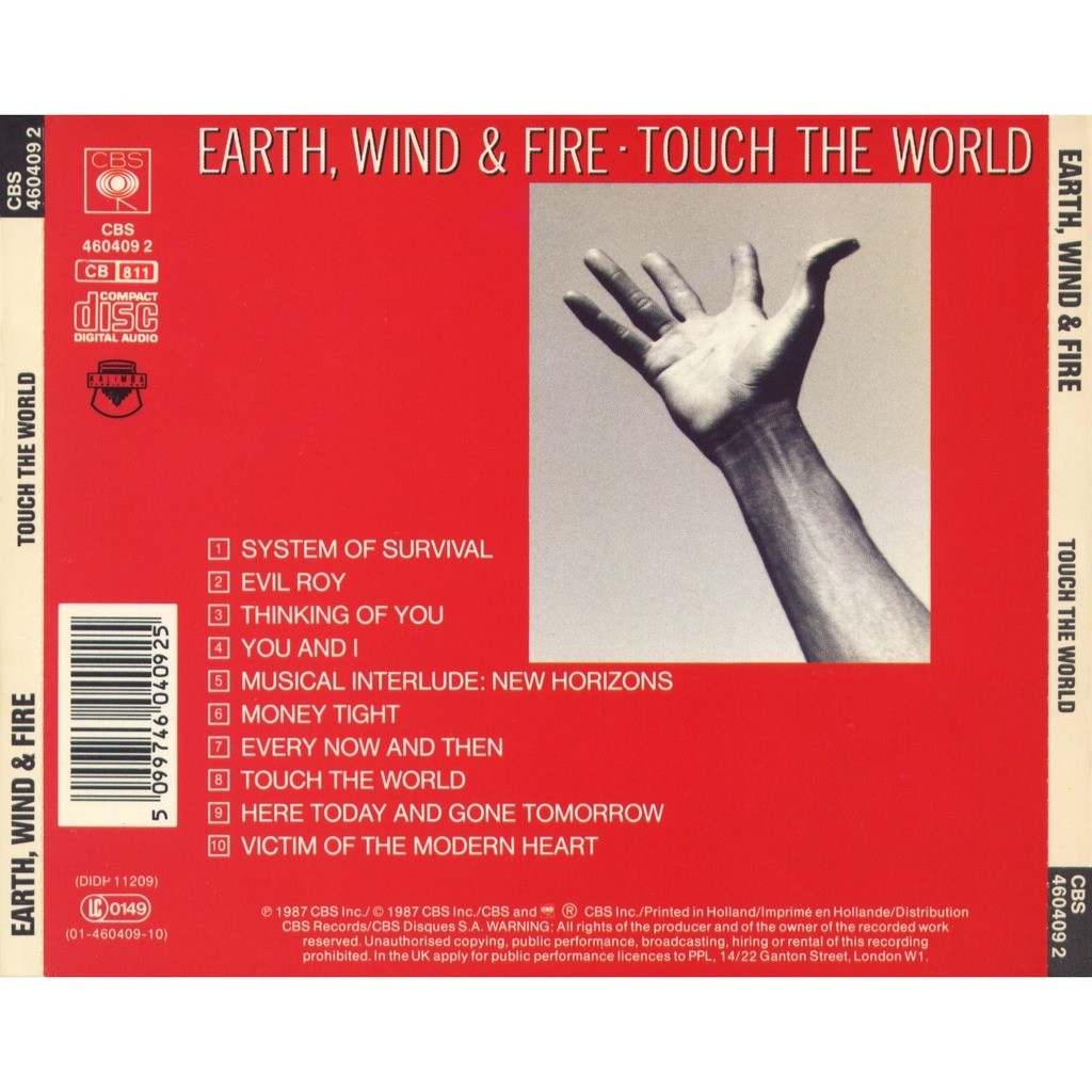 Touch the world by Earth, Wind & Fire, CD with coolnote Ref118975622