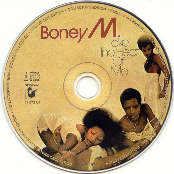 Bones take. Boney m take the Heat off me 1976. Boney m cd1. Boney m обложки дисков. Бони м СД 3 диска.