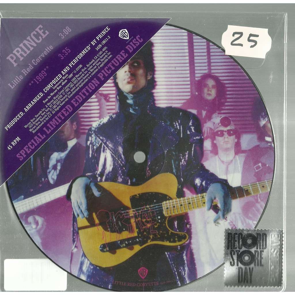  prince  -  little red corvette picturedisc 