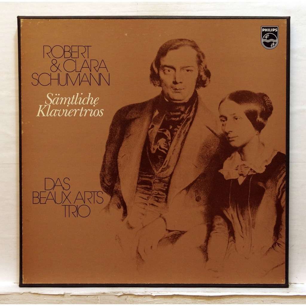 Robert & clara schumann complete piano trios by Beaux Arts Trio, LP