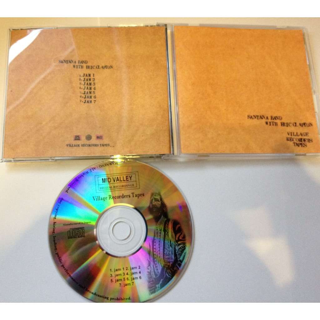 Studio jams de Derek & The Dominoes + Santana, CD chez galaxysounds ...