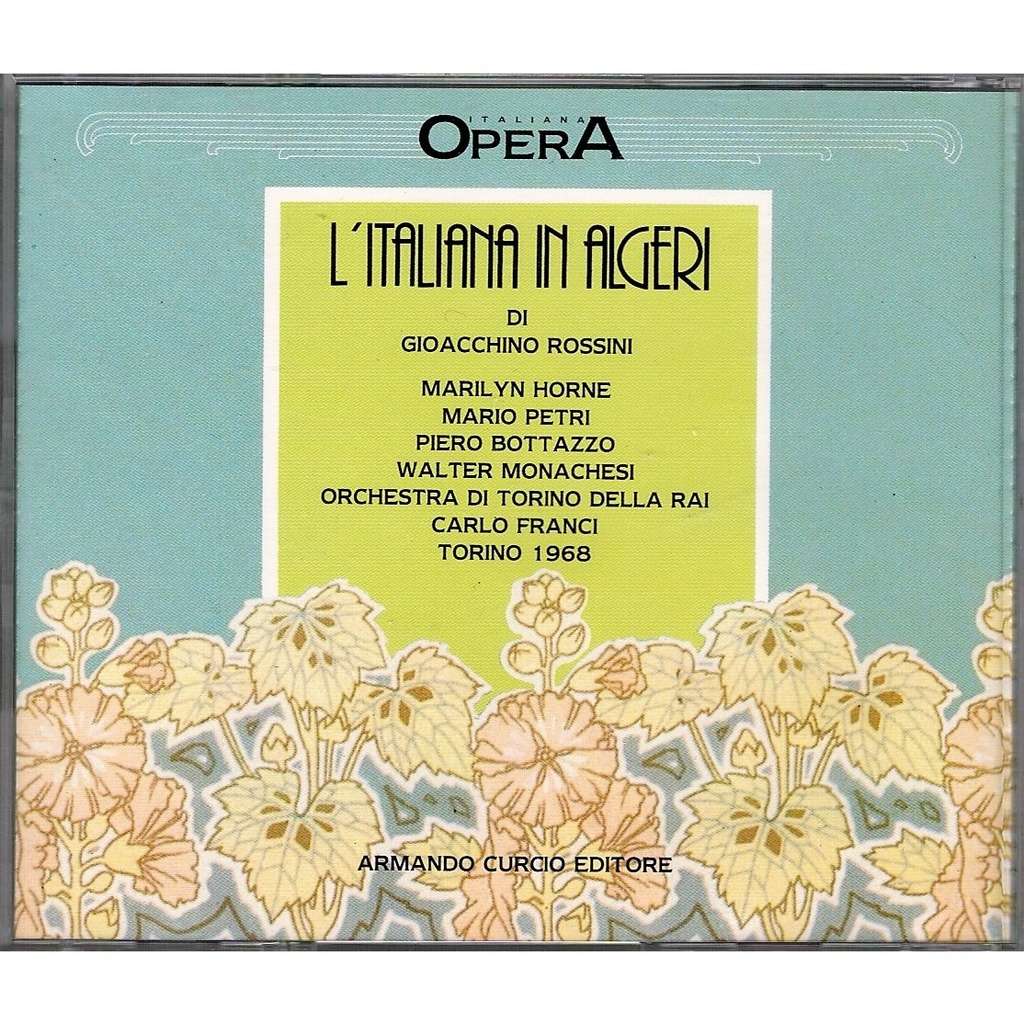 L'italiana in algeri / carlo franci de Rossini, Gioacchino, CD x 2 con  melomaan - Ref:119001039