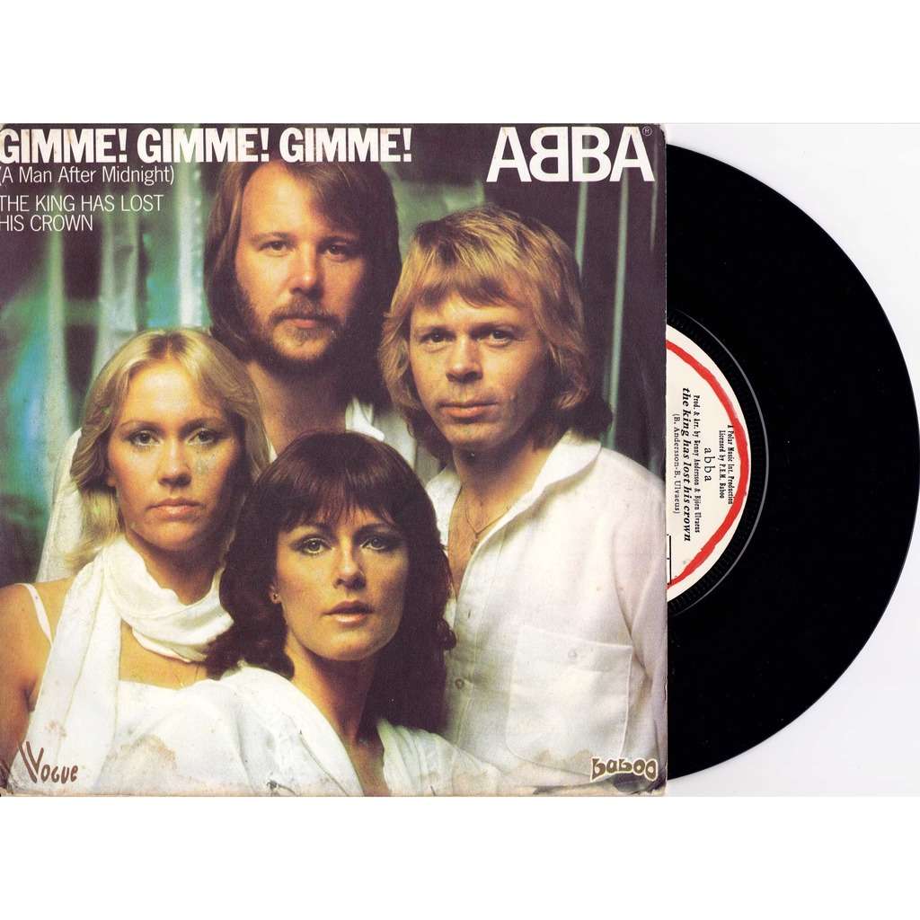 Gimme ! gimme ! gimme ! by Abba, SP with maziksound - Ref:119012271