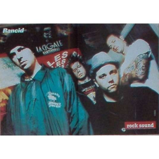 Rancid (italian 1999 promo poster from rock sound magazine ...