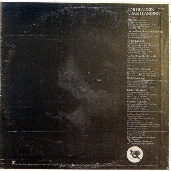 Crash landing by Jimi Hendrix, LP with valsevnik2 Ref119038523