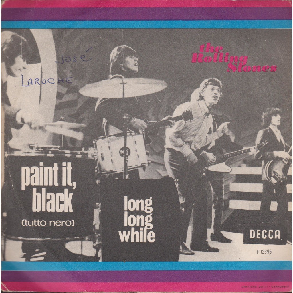 Paint it black de Rolling Stones, SP chez prenaud Ref119041831