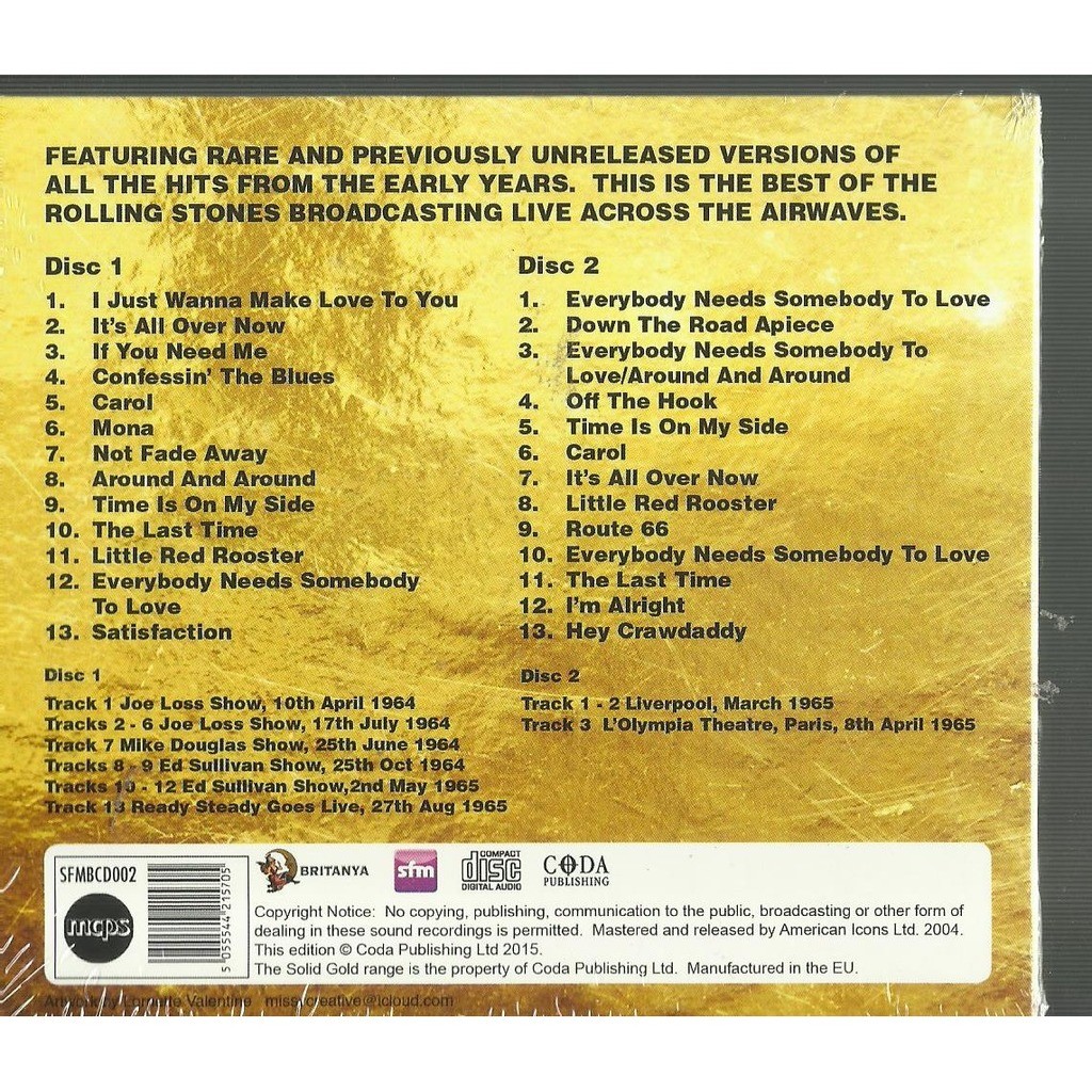  the rolling stones  -  solid gold on air 