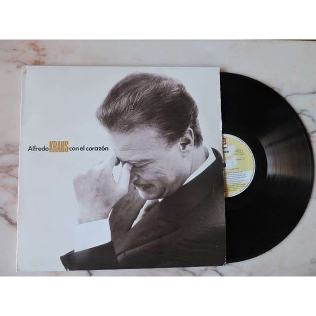 Con el corazon by Kraus, Alfredo, LP x 2 with vinildata Ref1275129786