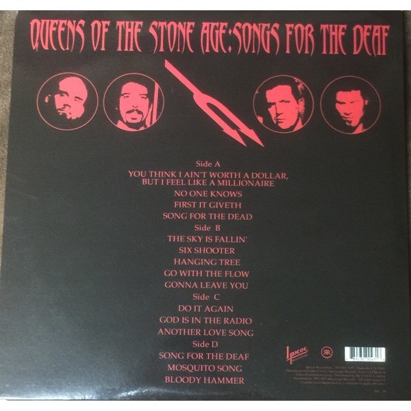 Songs for the deaf blue vinyl gatefold by Queens Of The Stone Age, LP x